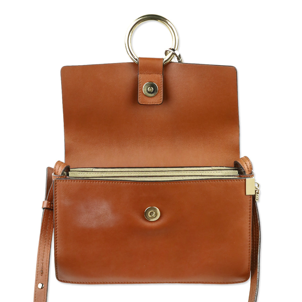 Chloé Classic Tobacco Signature Faye Small Crossbody Bag