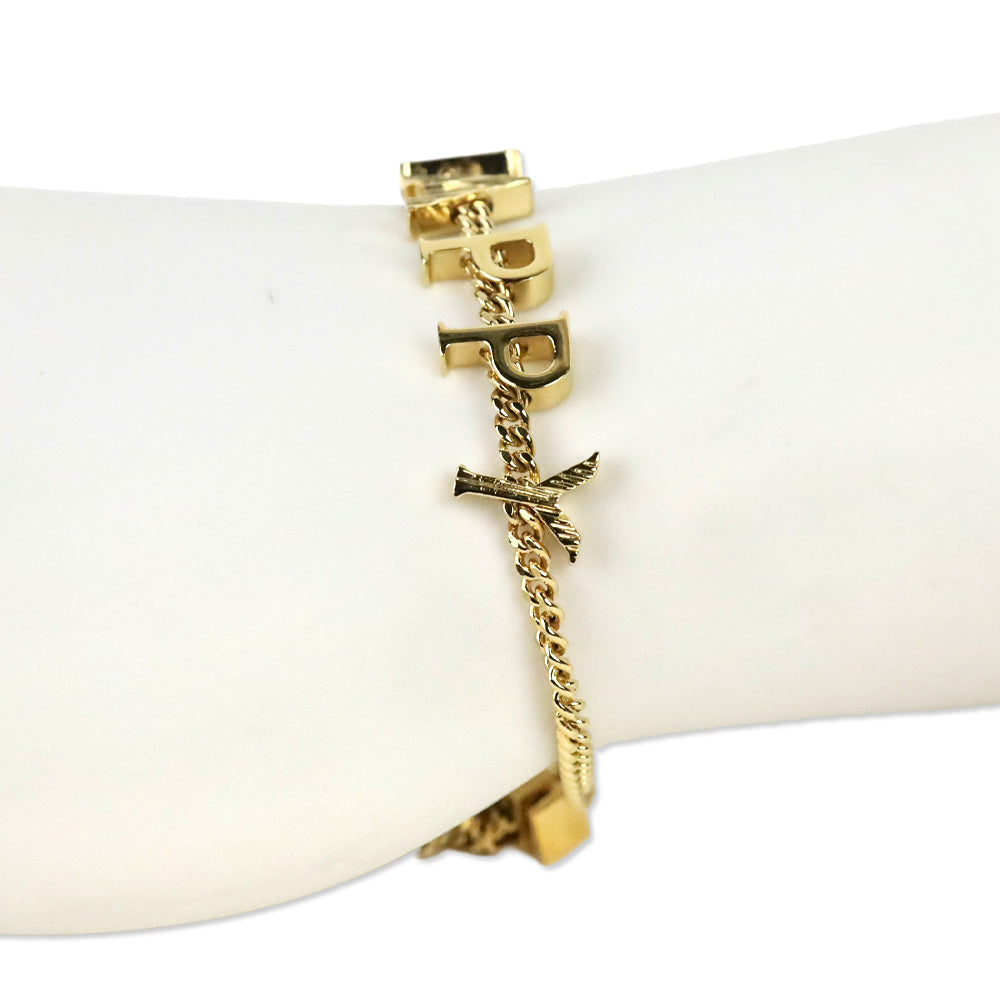 Chloé Gold Tone Happy Charm Bracelet