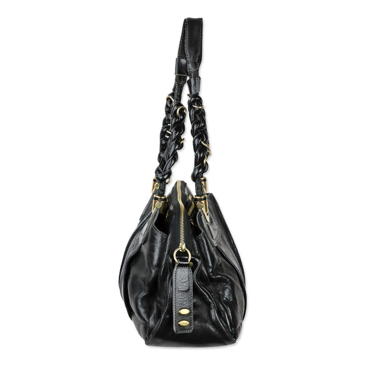 Chloé Héloïse Black Leather Satchel