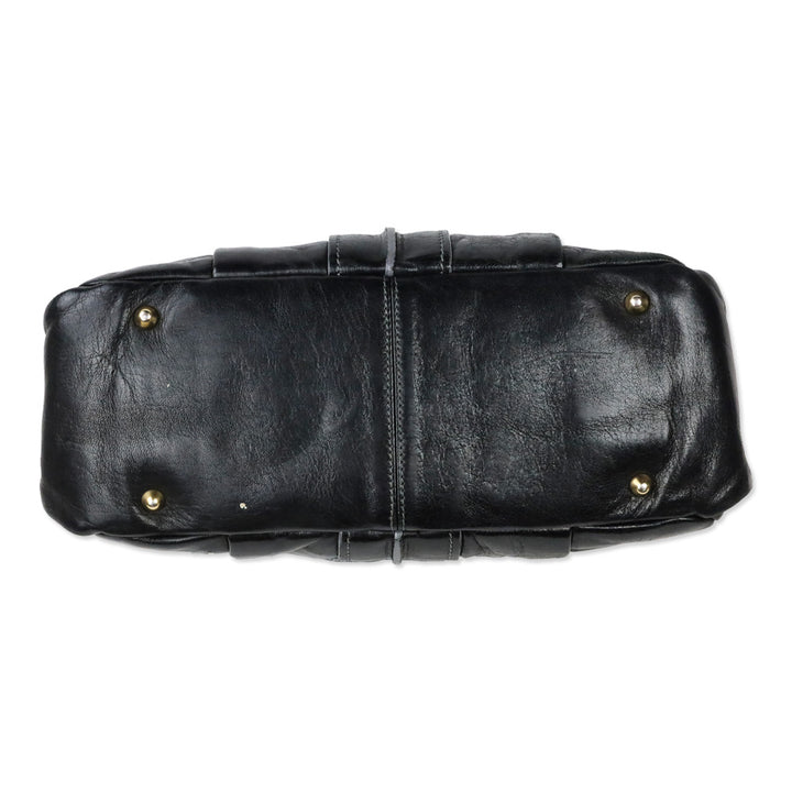 Chloé Héloïse Black Leather Satchel
