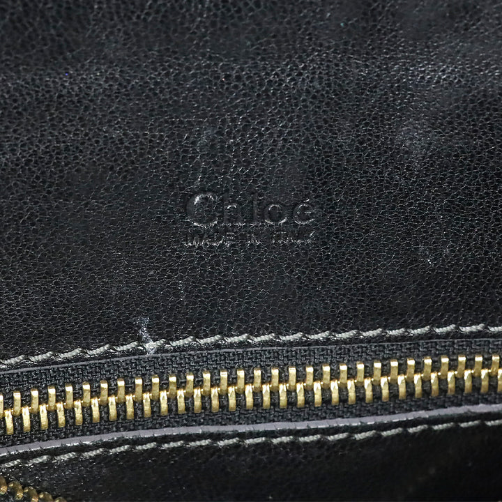 Chloé Héloïse Black Leather Satchel