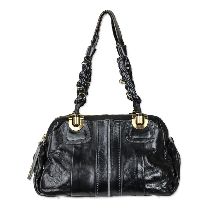 Chloé Héloïse Black Leather Satchel
