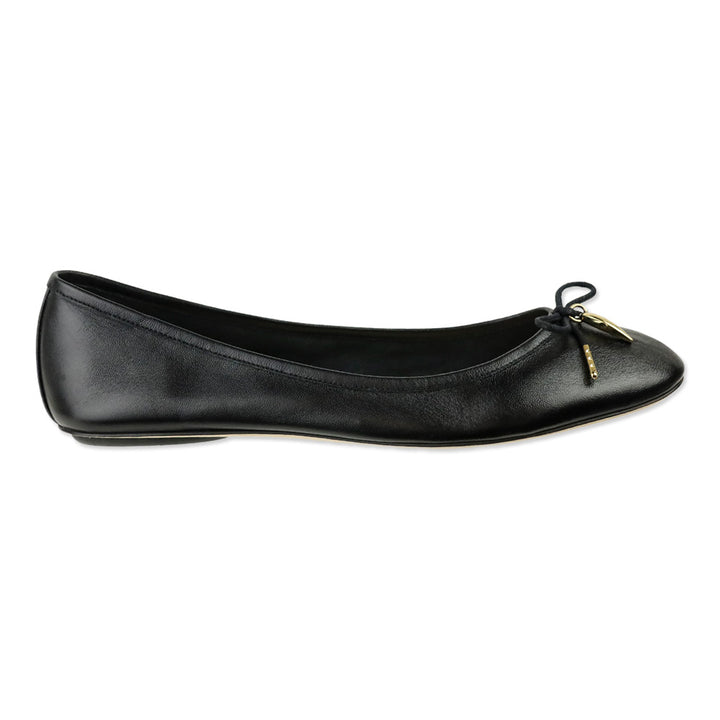 Chloé Iris Black Leather Ballerina Flat