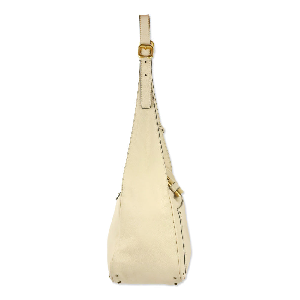 Chloé Ivory Leather Paddington Sac Shoulder Bag
