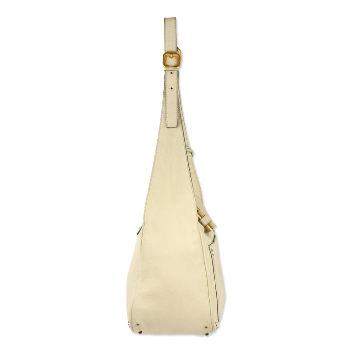 Chloé Ivory Leather Paddington Sac Shoulder Bag