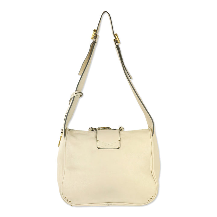 Chloé Ivory Leather Paddington Sac Shoulder Bag