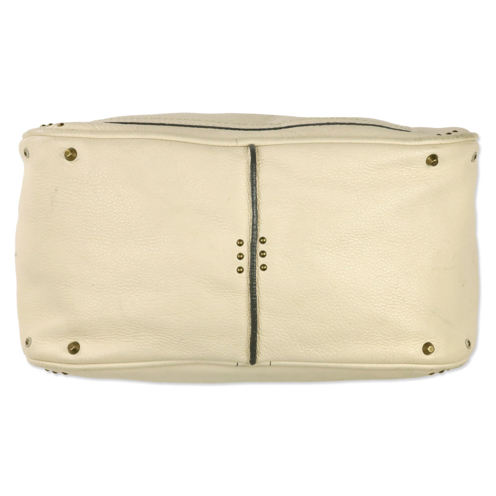 Chloé Ivory Leather Paddington Sac Shoulder Bag