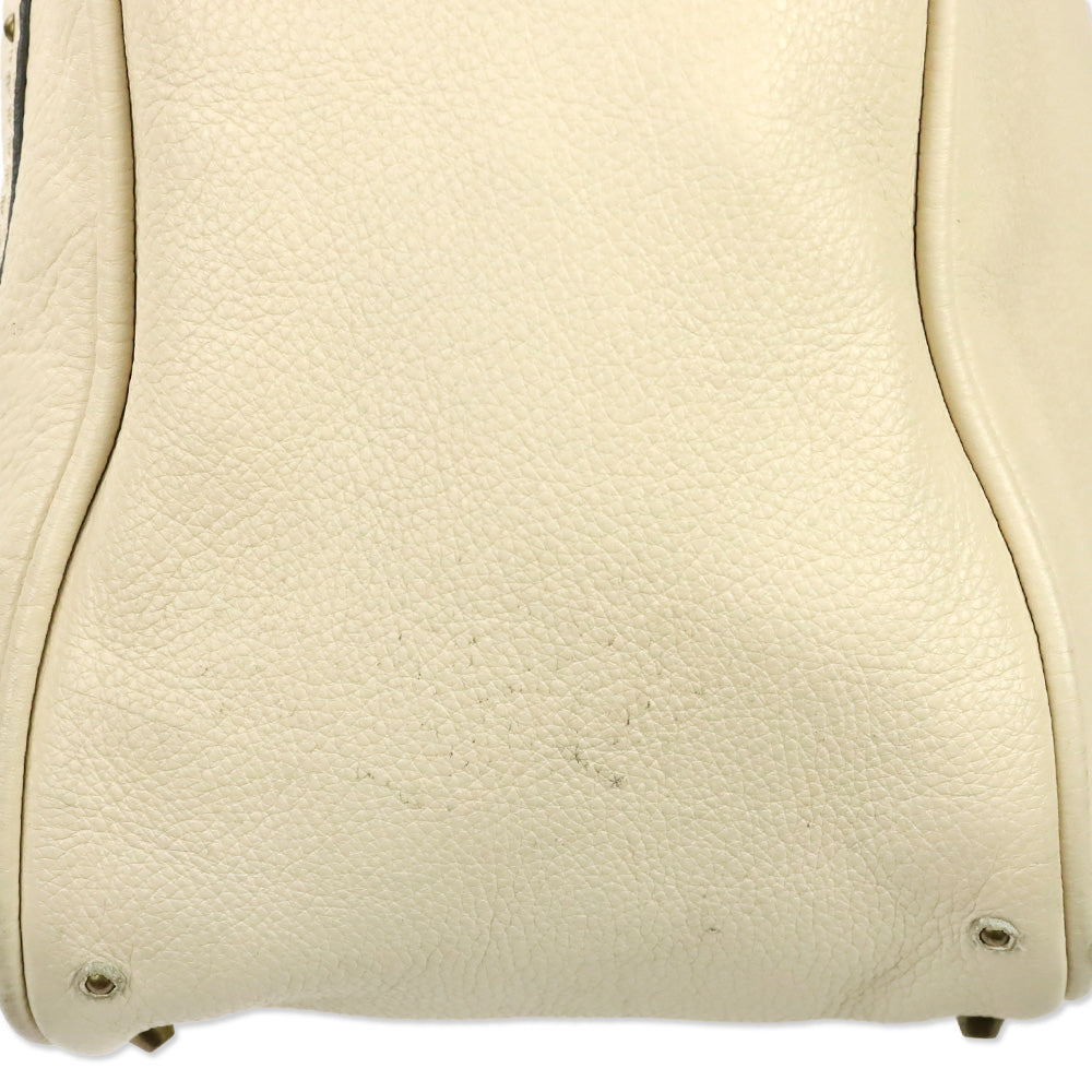 Chloé Ivory Leather Paddington Sac Shoulder Bag