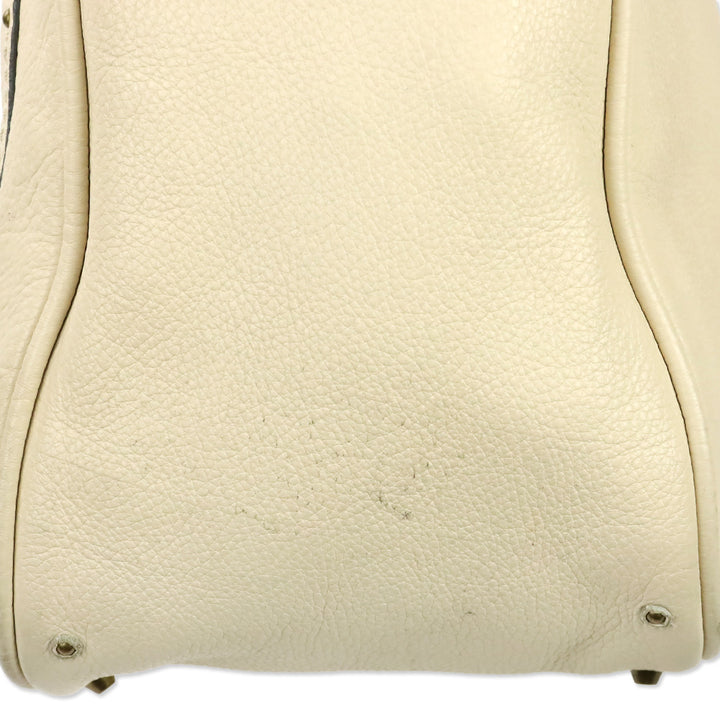 Chloé Ivory Leather Paddington Sac Shoulder Bag