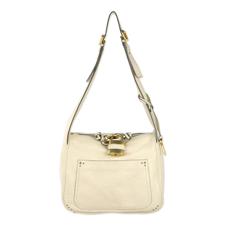 Chloé Ivory Leather Paddington Sac Shoulder Bag