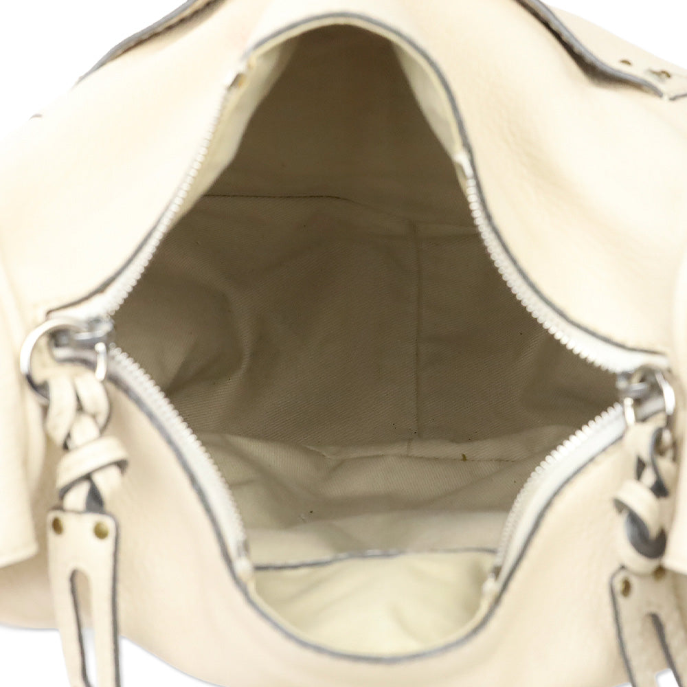 Chloé Ivory Leather Paddington Sac Shoulder Bag