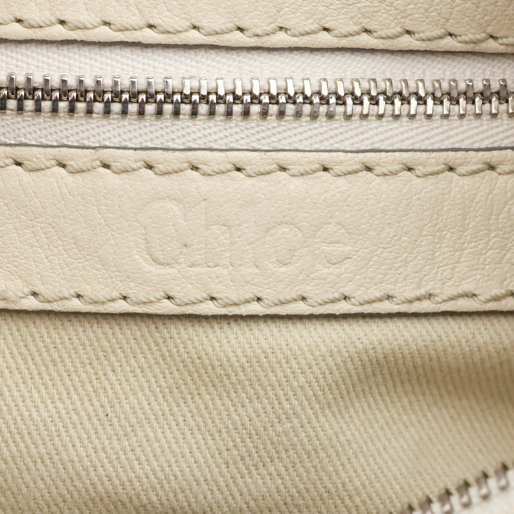 Chloé Ivory Leather Paddington Sac Shoulder Bag