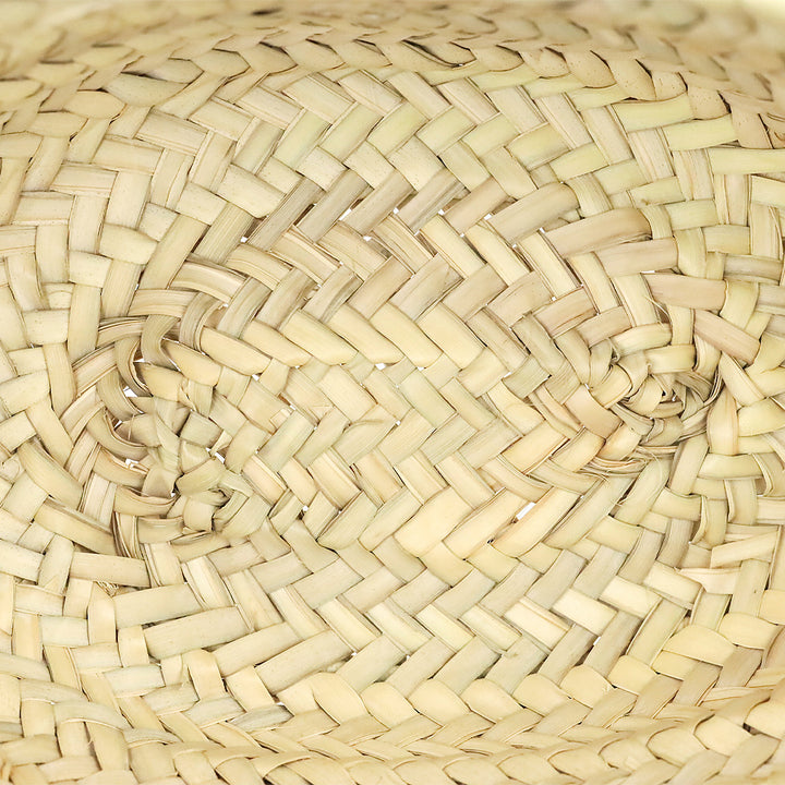 Chloé Marcie Brown Leather-trimmed Raffia Shoulder Bag