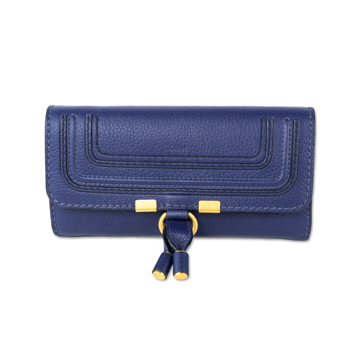 Chloé Marcie Purple Leather Continental Wallet