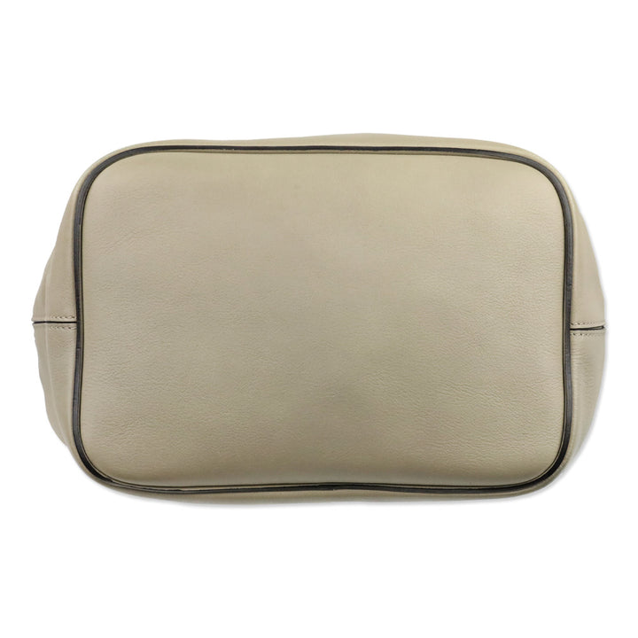Chloé Motty Grey Leather/Suede Medium Faye Backpack