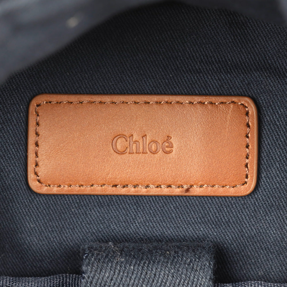 Chloé Navy Blue Nylon Backpack