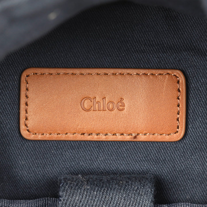 Chloé Navy Blue Nylon Backpack