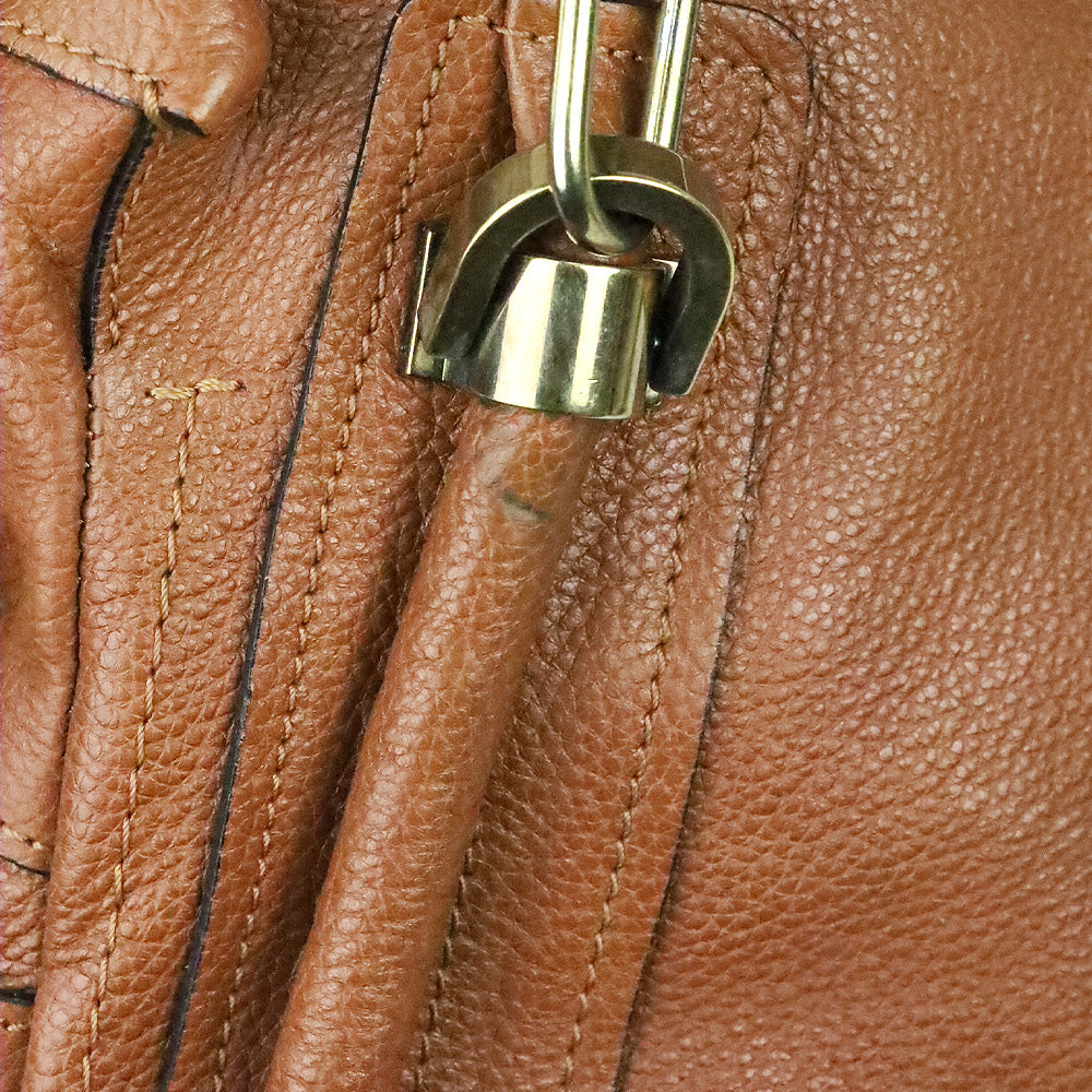 Chloé Tan Leather Paraty Medium Handbag