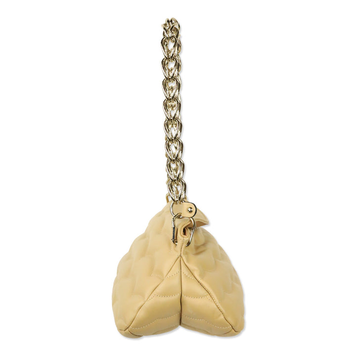 Chloé Tan Small Juana Quilted Leather Shoulder Bag