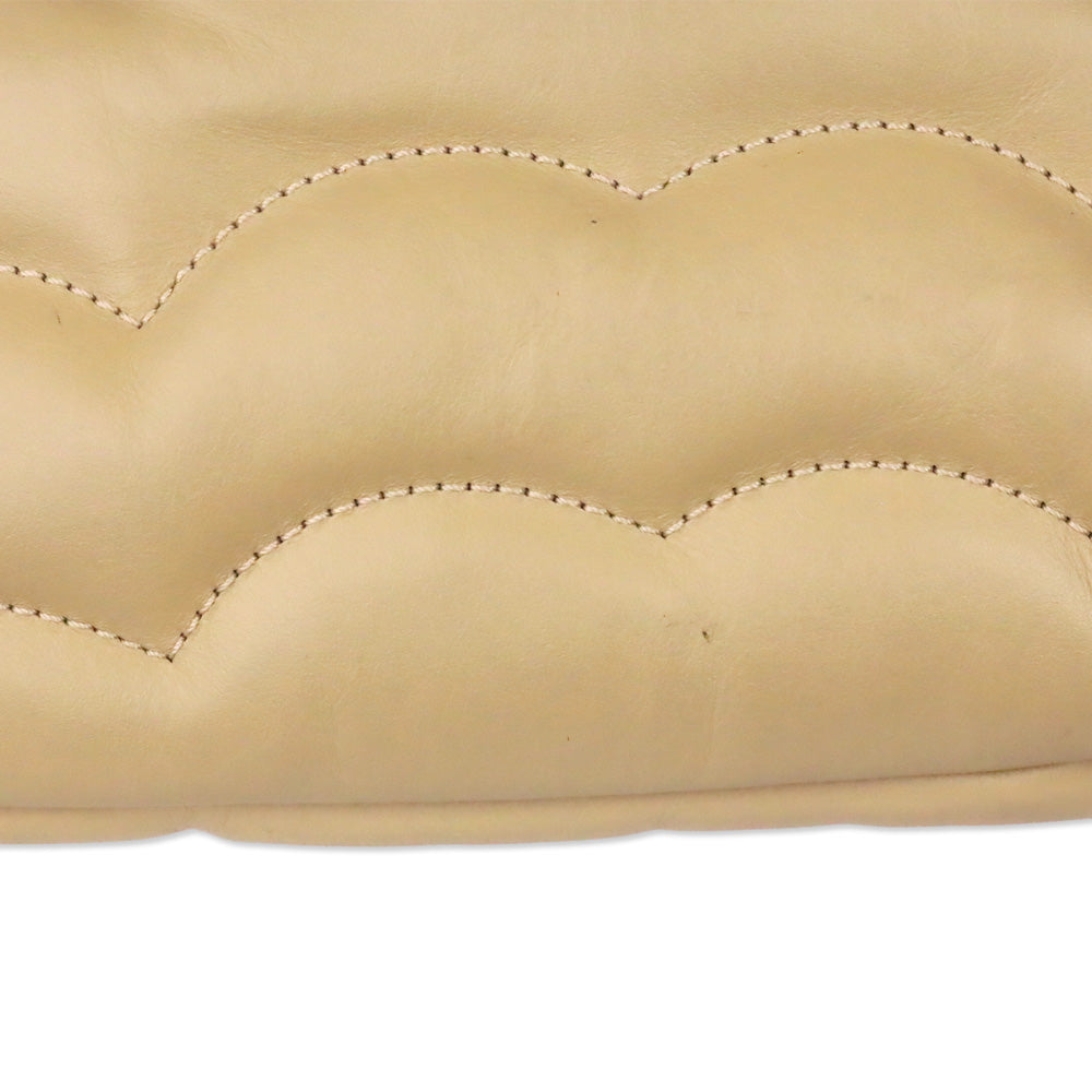 Chloé Tan Small Juana Quilted Leather Shoulder Bag