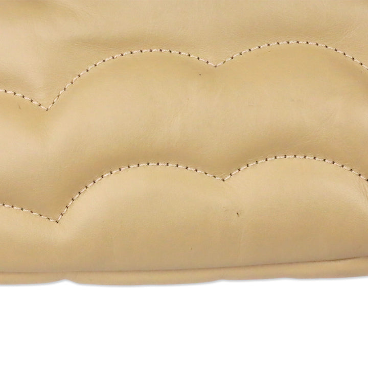 Chloé Tan Small Juana Quilted Leather Shoulder Bag