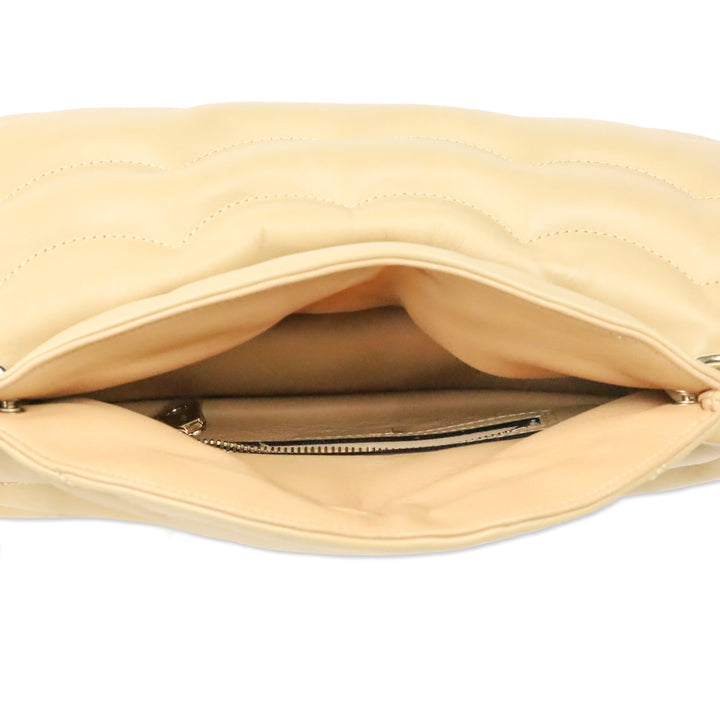 Chloé Tan Small Juana Quilted Leather Shoulder Bag