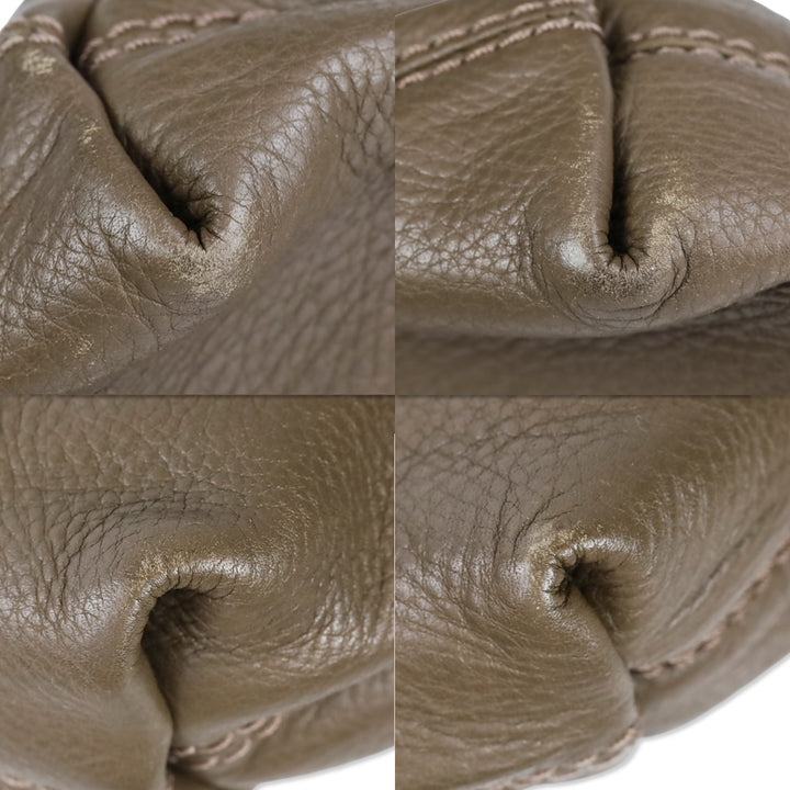 Chloé Taupe Marcie Mini Crossbody Saddle Bag