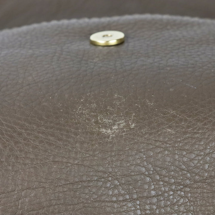 Chloé Taupe Marcie Mini Crossbody Saddle Bag