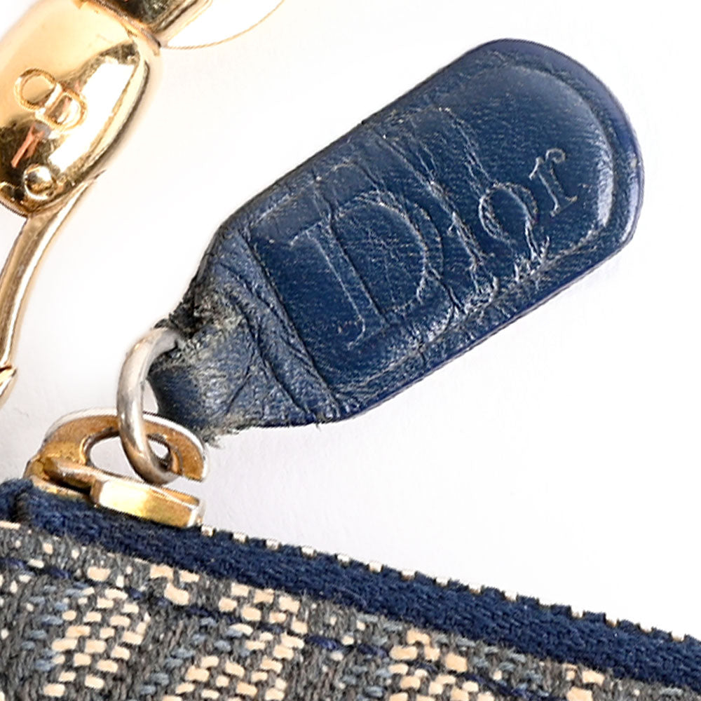 Christian Dior Vintage Mini Diorissimo Saddle Pochette Bag