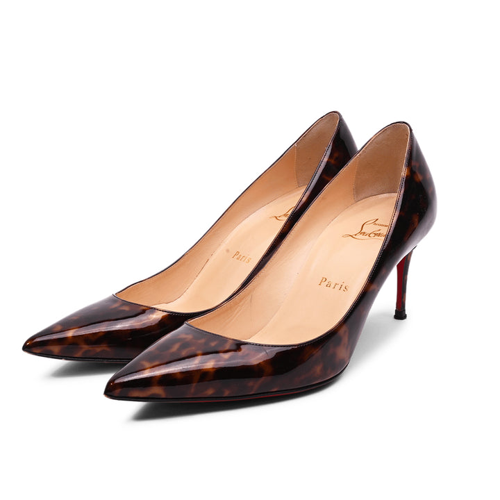 Christian Louboutin Tort Patent Leather Pumps