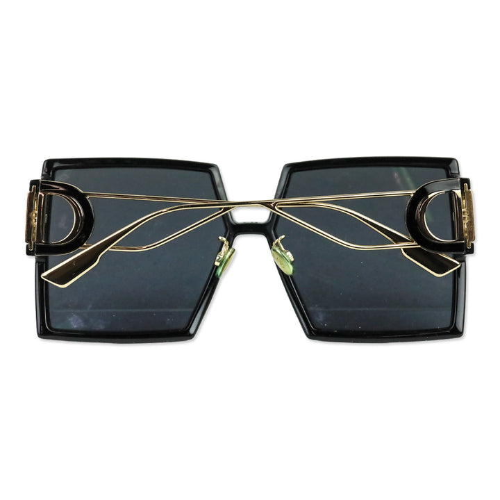 Christian Dior Black/Gold 30Montaigne SU Sunglasses