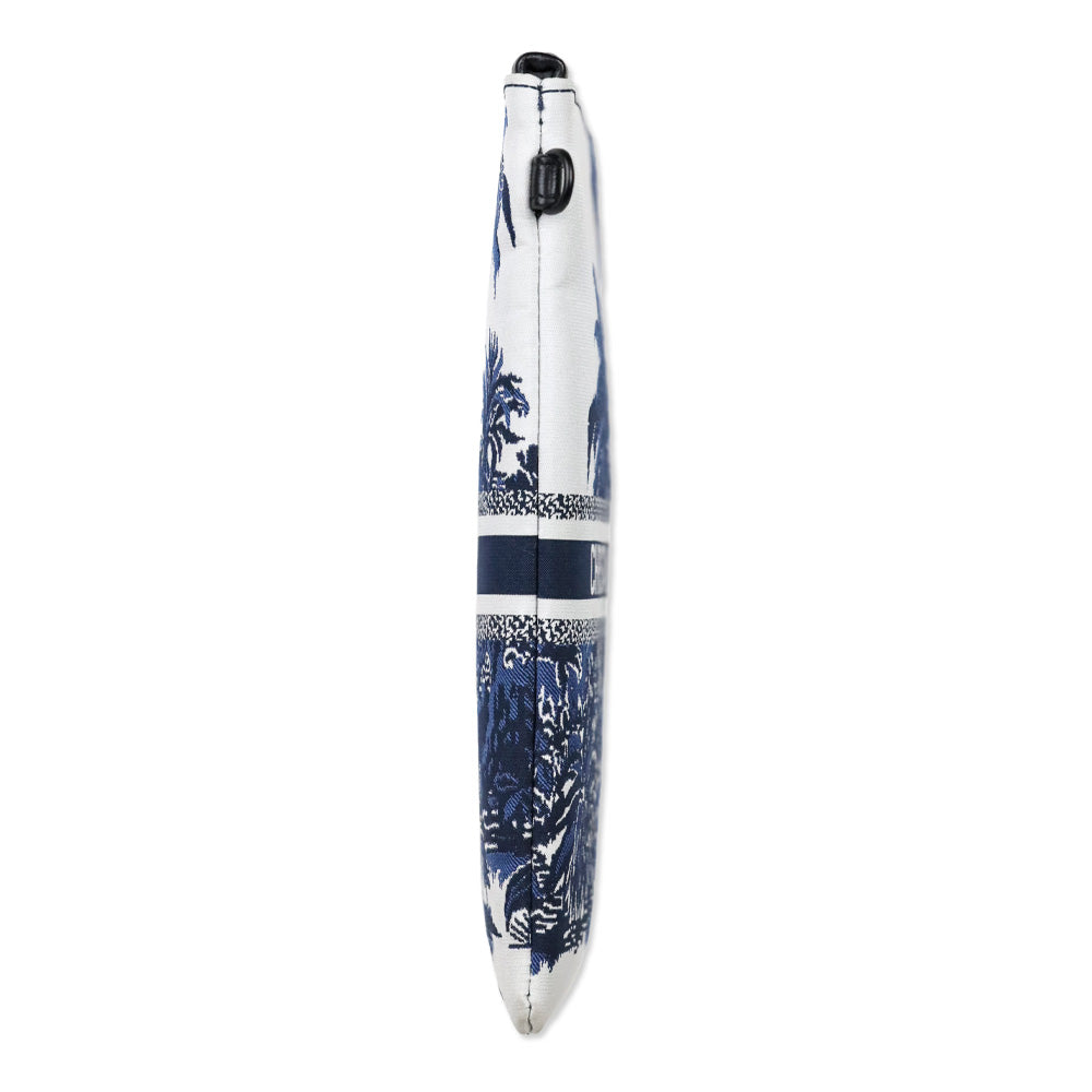 Christian Dior Blue Toile de Jouy Technical Fabric DiorTravel Multifunctional Zipped Pouch