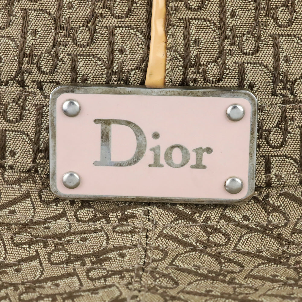 Christian Dior Brown Monogram Trotter Canvas Fedora Bucket Hat