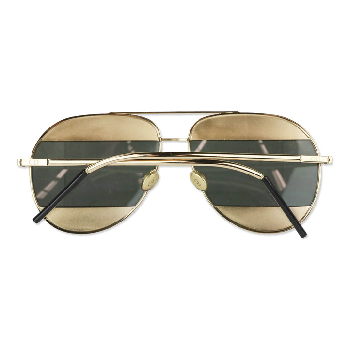 Christian Dior DiorSplit1 Gold Aviator Sunglasses