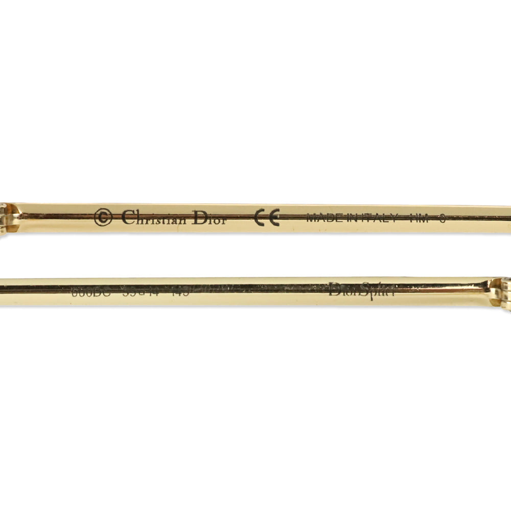 Christian Dior DiorSplit1 Gold Aviator Sunglasses