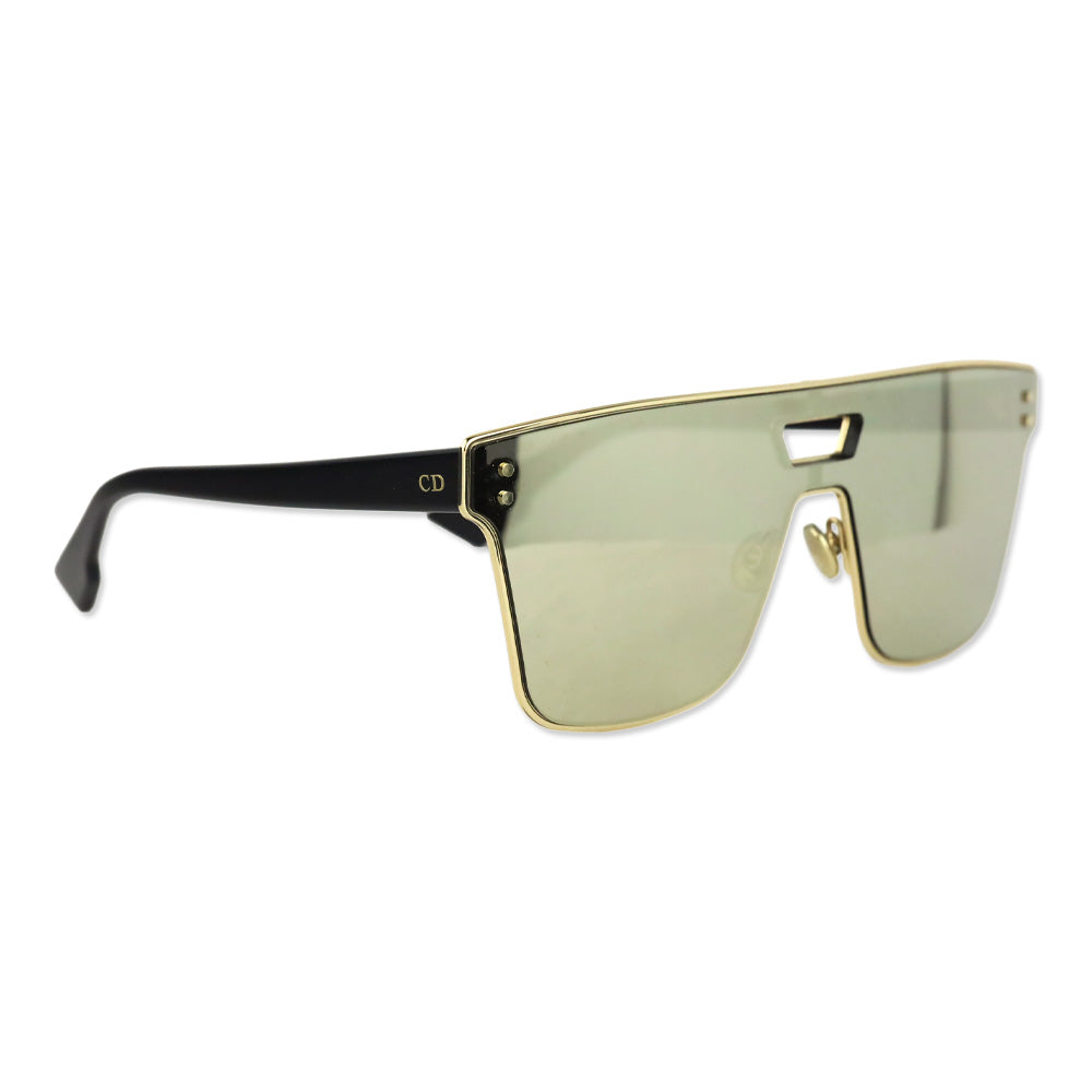 Christian Dior Diorizon1 Gold Mirror Sunglasses
