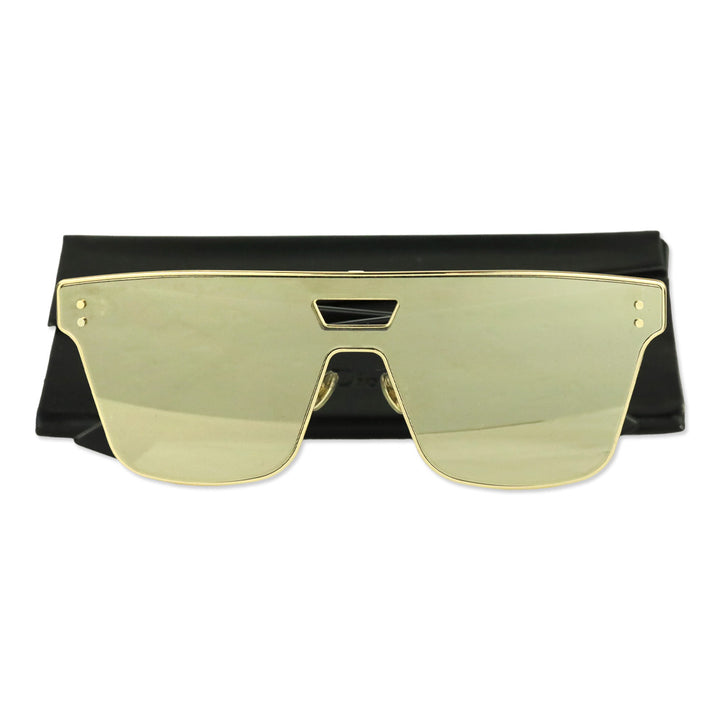 Christian Dior Diorizon1 Gold Mirror Sunglasses