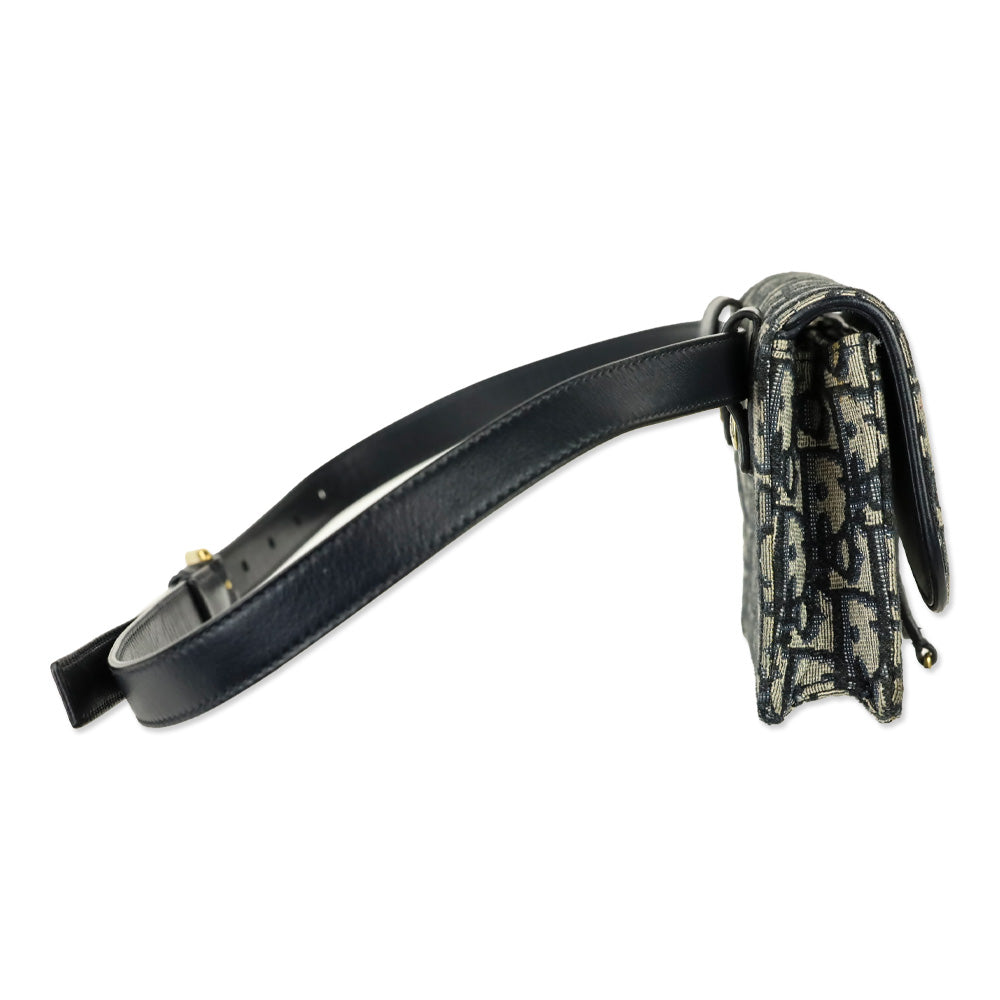 Christian Dior Oblique Saddle Belt Bag