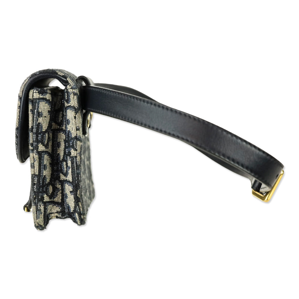 Christian Dior Oblique Saddle Belt Bag