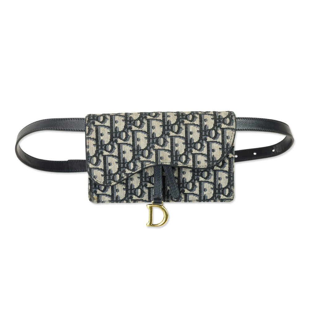 Christian Dior Oblique Saddle Belt Bag