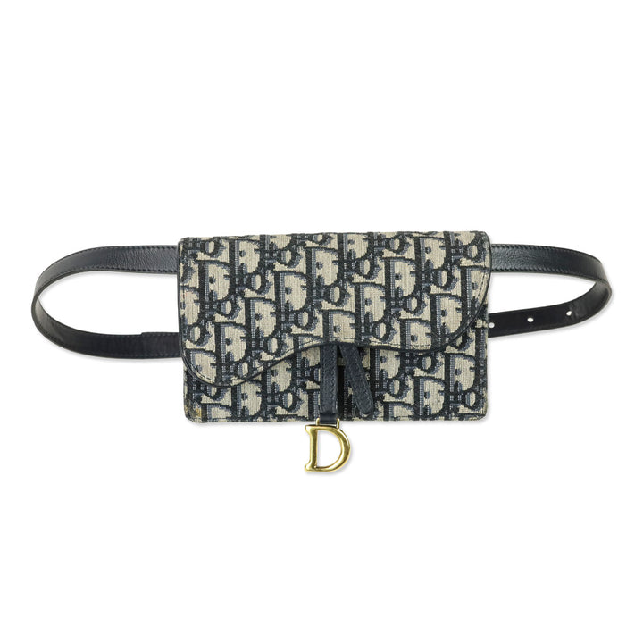 Christian Dior Oblique Saddle Belt Bag