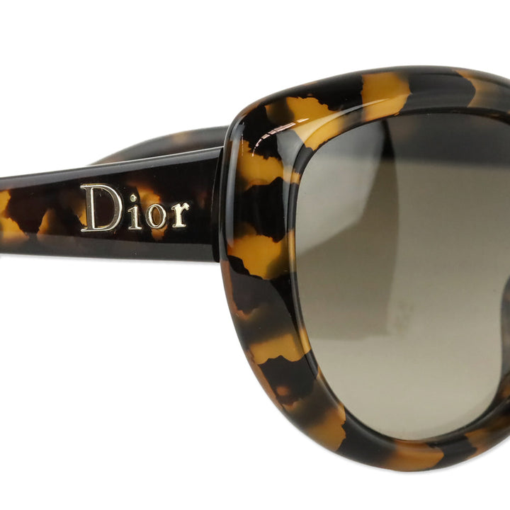 Christian Dior Tortoiseshell Acetate Dior Lady Cat 1 Sunglasses