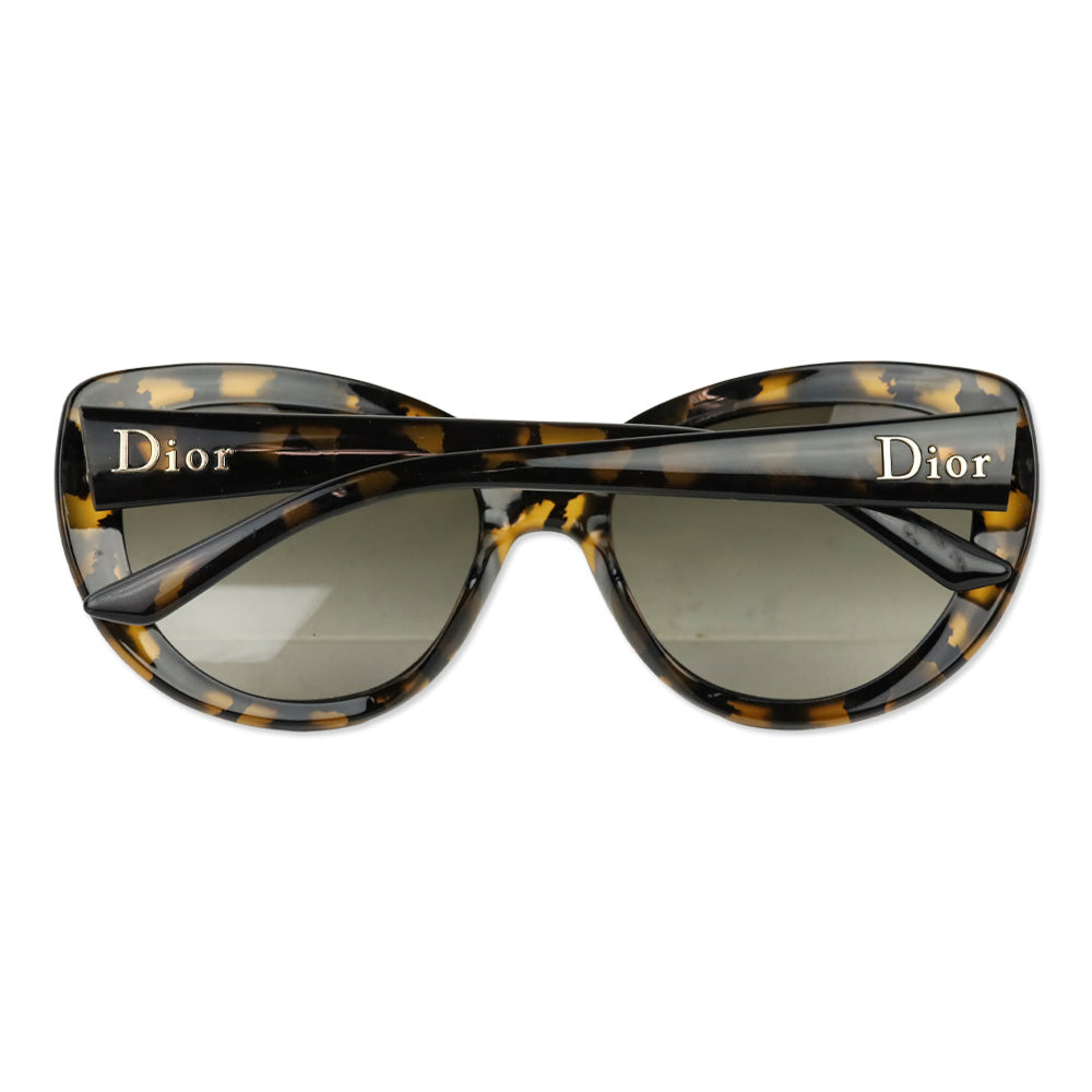 Christian Dior Tortoiseshell Acetate Dior Lady Cat 1 Sunglasses