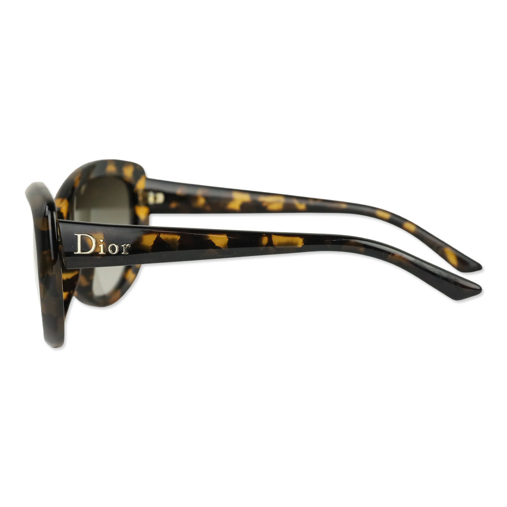 Christian Dior Tortoiseshell Acetate Dior Lady Cat 1 Sunglasses
