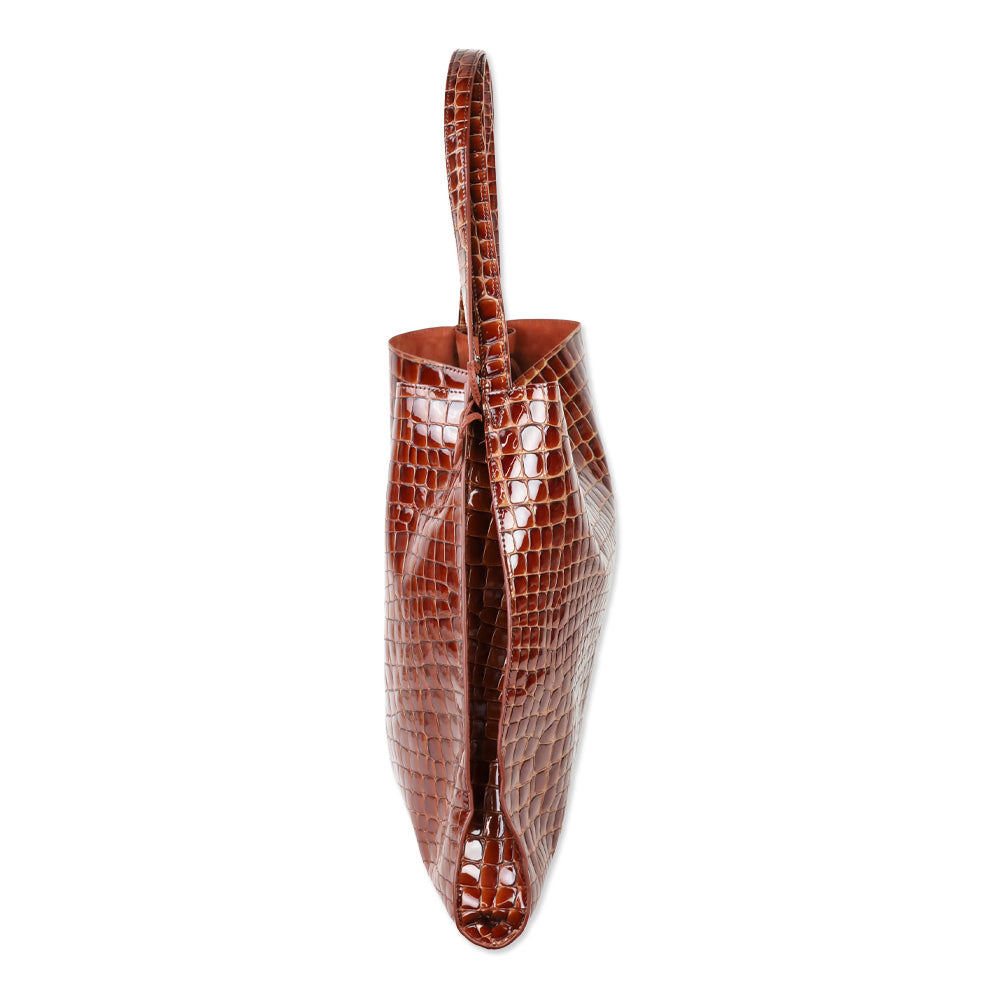 Christian Louboutin Acajou Alligator Embossed Leather Le 54 Tote Bag