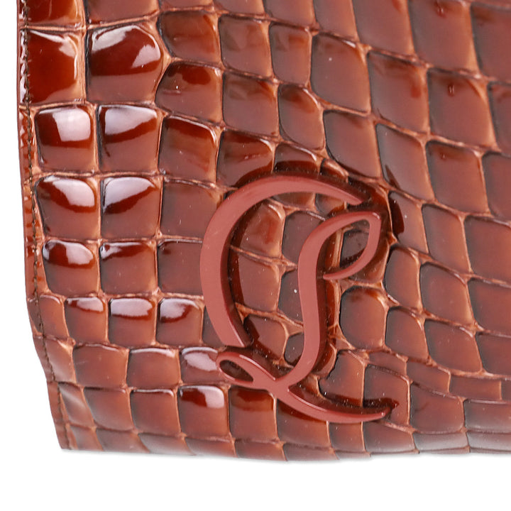 Christian Louboutin Acajou Alligator Embossed Leather Le 54 Tote Bag