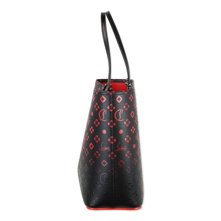 Christian Louboutin Black Degrade Leather Loubinthesky Cabata Tote