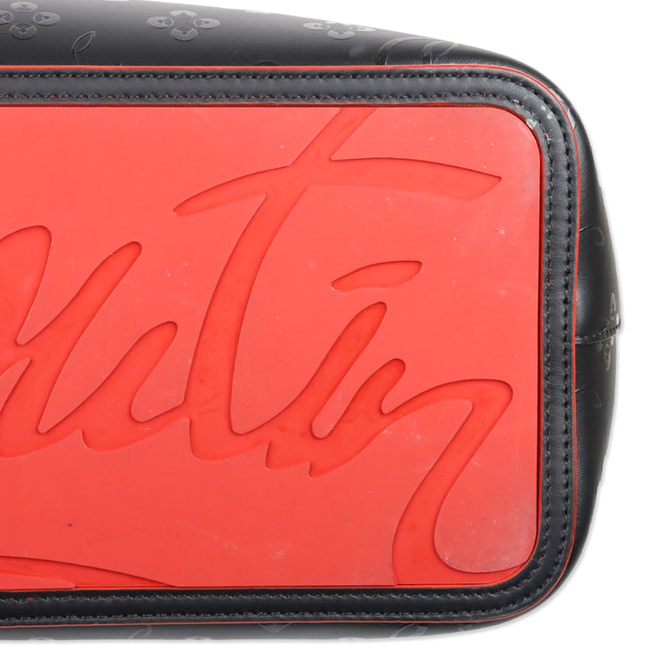 Christian Louboutin Black Degrade Leather Loubinthesky Cabata Tote