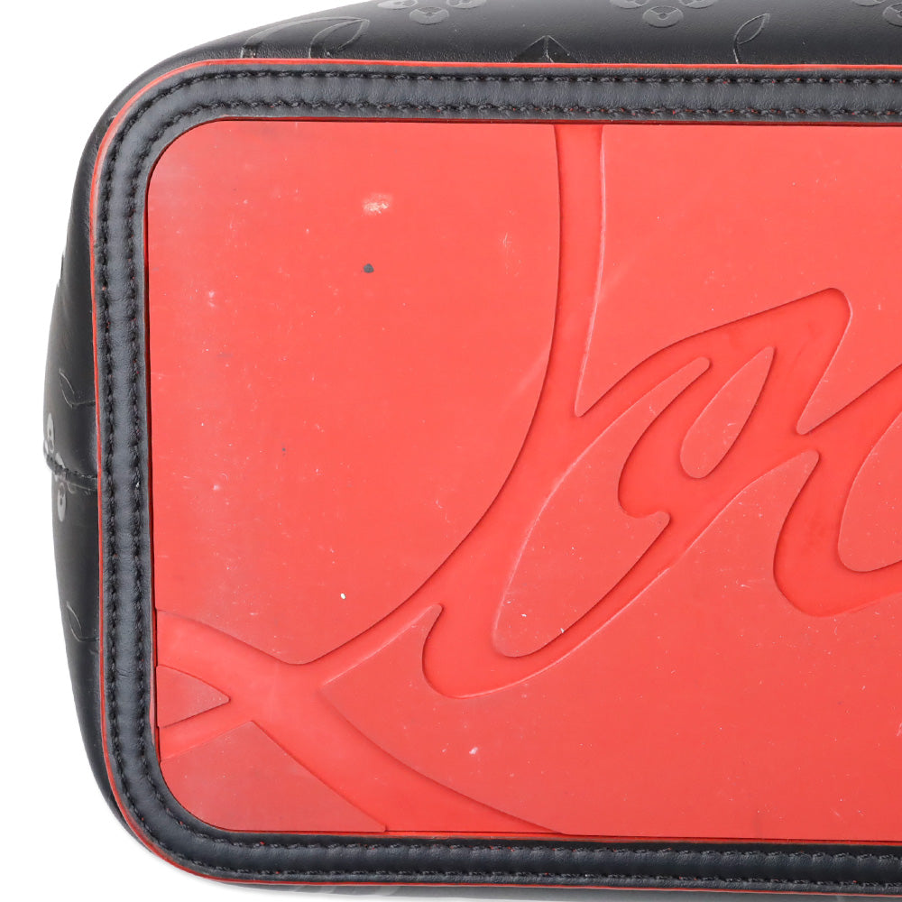 Christian Louboutin Black Degrade Leather Loubinthesky Cabata Tote