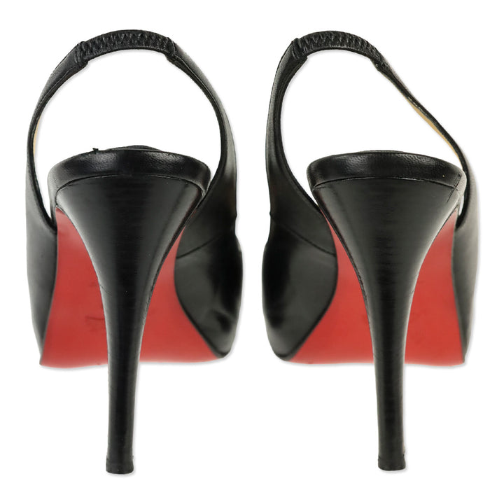 Christian Louboutin Black Kid No Prive 120 Pumps